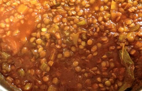 lentil joes sauce reducing a lot