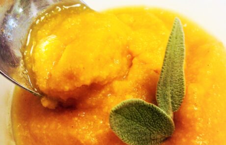 Pumpkin sorbet