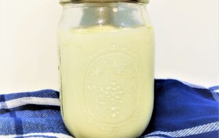 jar of vegan mayo