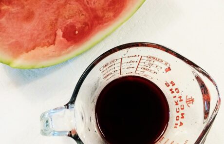 watermelon, beet juice