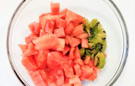 watermelon, kiwi