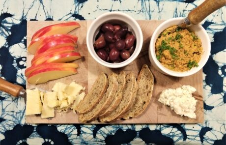 walnut pâté and a small spread